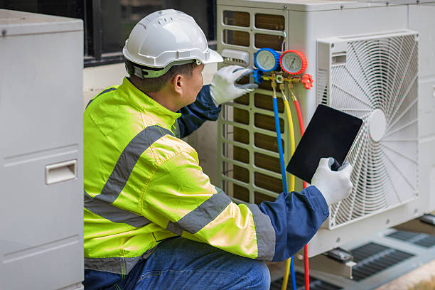 Professional Ac Installation technician working in Solsville, NY